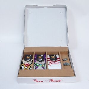 Toy Story x Stance Socks Pizza Planet Box Set Woody/Buzz Lightyear Pins Kids YL